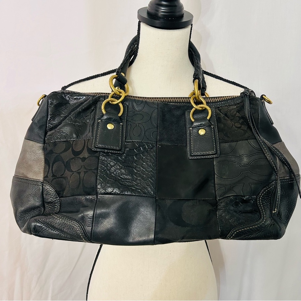 Vintage coach patchwork bag